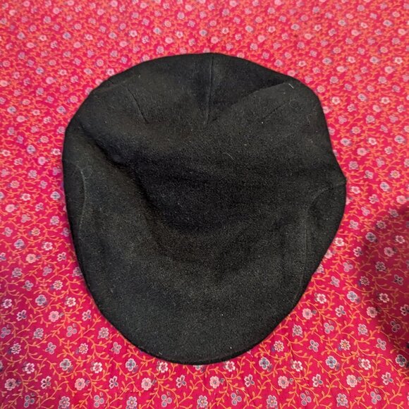 Wigens Johnston & Murphy Flat Cap Cashmere Wool Hat Ear Flap Newsboy XL 7 1/2 - Picture 5 of 9